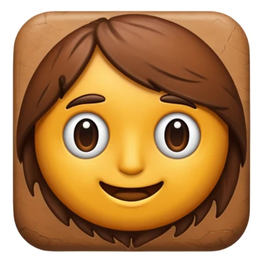 Mundo na cor marrom  sticker