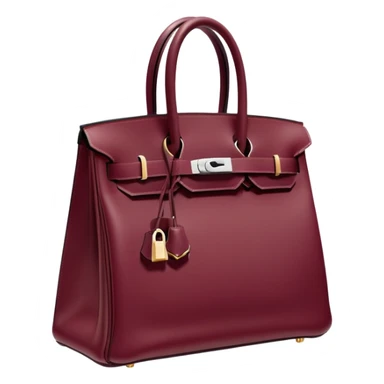 burgundy hermes birkin bag sticker