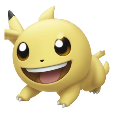 Pokémon under blue sky smiles  sticker