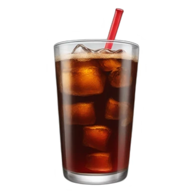 glass of coke sticker
