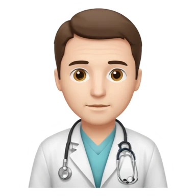 Male doctor  sticker