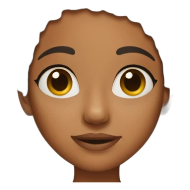 girl with freckles sticker