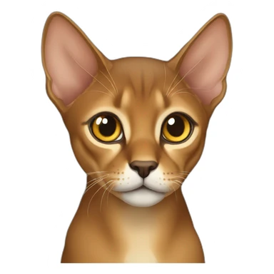 light abyssinian sticker