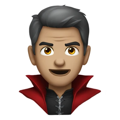 Vampire in red hood sticker