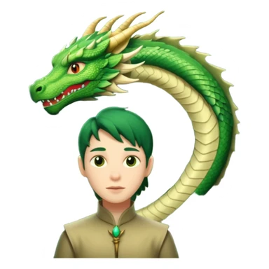 forest with a hidden dragon sticker