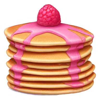 Pink pancakes  sticker