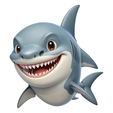 Shark laughing  sticker