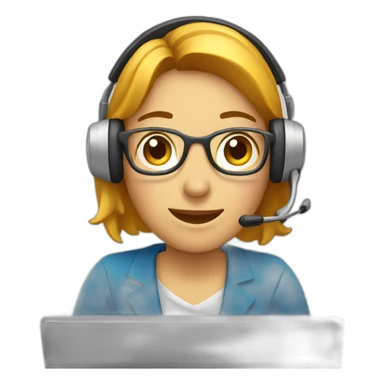 call center customer support sticker