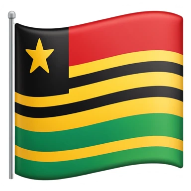 Nation of gods and earths universal flag sticker