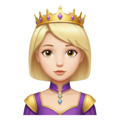 A GIRL WITH BLONDE SHORT HAIR PRINCE sticker
