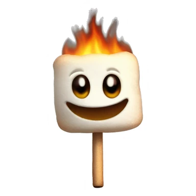 Burnt marshmallows  sticker
