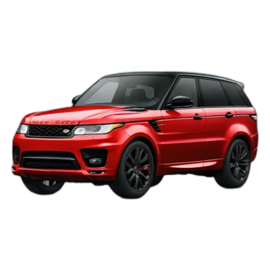 range rover sport red sticker