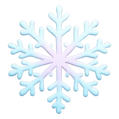 pastel pink snowflake  sticker