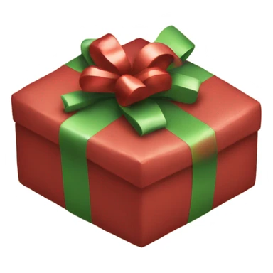 Rectangle Christmas Present  sticker