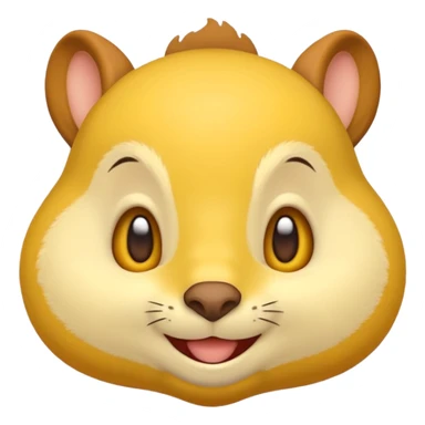 puffed up cheeks, like squirrel cheeks… but on a regular emoji sticker