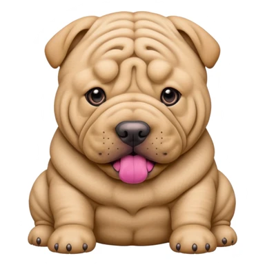 Chinese shar pei sticker