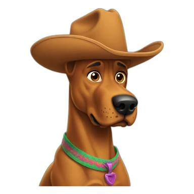 Mexican Scooby Doo sticker