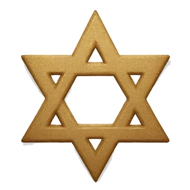 Star of David symbol  sticker