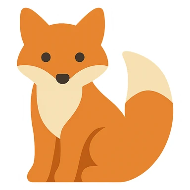 Fox sticker
