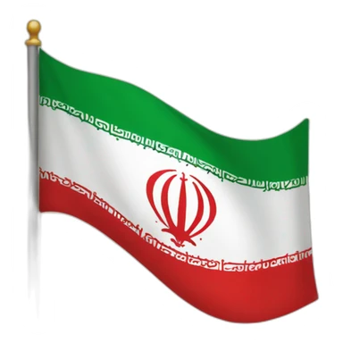Old Iranian flag sticker