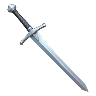low poly sword sticker