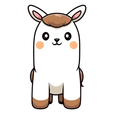 Minecraft llama sticker