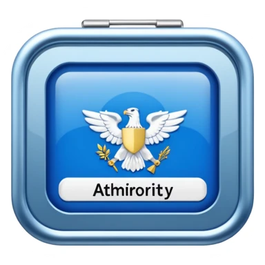 staff badge for administration authority sticker