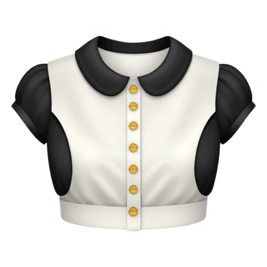 Peter Pan collar sticker