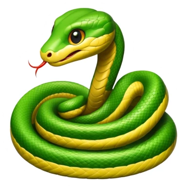 baby snake sticker