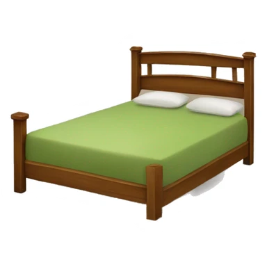 wood bed frame  sticker