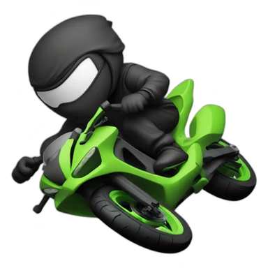 Ninja bike sticker