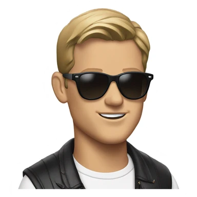 Joe burrow with sunglasses sticker