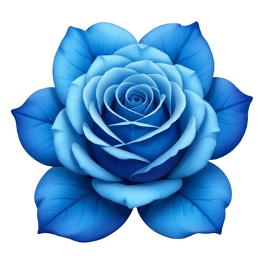 i need this type of blue flower  🌹  but the red prt should be blue sticker