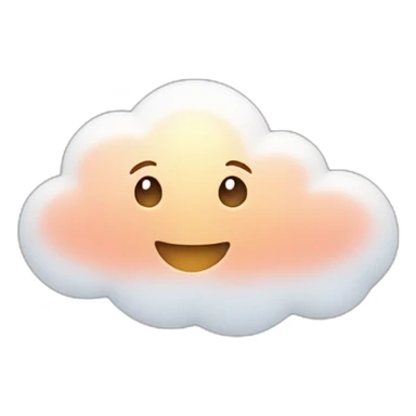cloud from peach sticker