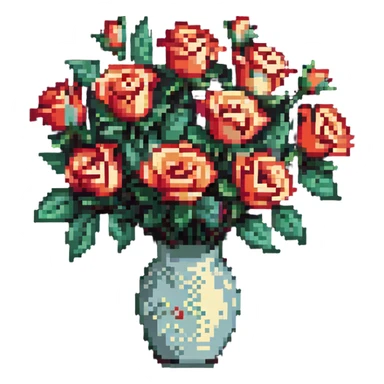 bouquet of roses sticker
