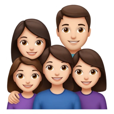 2 girls 1 guy brunettes  sticker