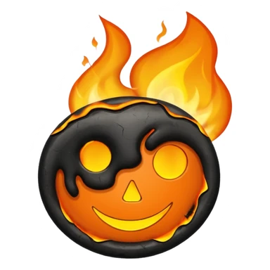 burning one money sticker