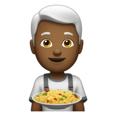 Somebody who loves to eat sticker