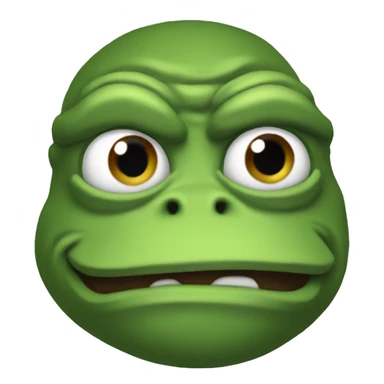 a Pepe pumped sticker