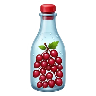Berry bottle sticker