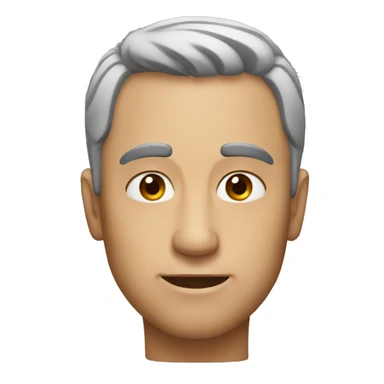 Man with one eyebrow up sticker