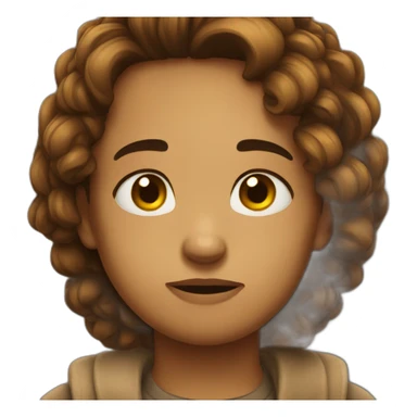 saddening look that say sorry sticker