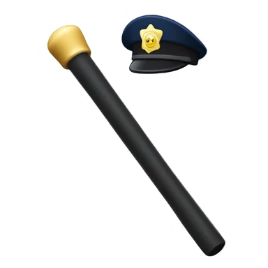 police truncheon sticker