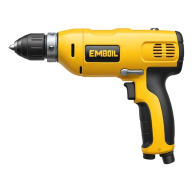 Electric drill sticker