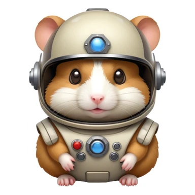 Intergalactic ballistic hamster sticker
