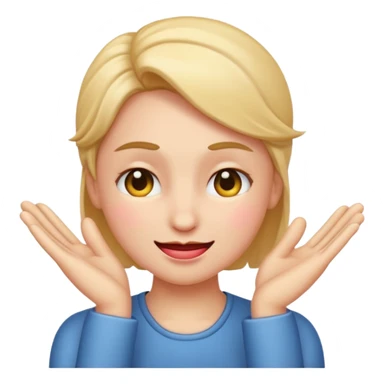 emoji smirking with the hand on the forehead blushing sticker