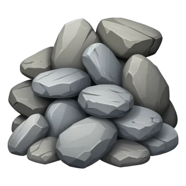 generate realistic detailed stone sticker