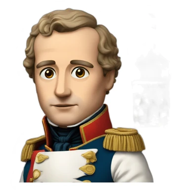 napoleon with whisky sticker