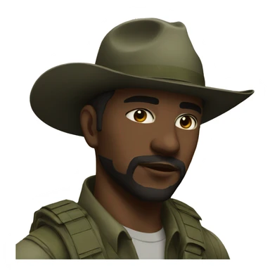 Tactical Panama (black)  sticker