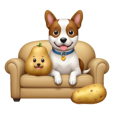 🐶🥔🛋️ sticker